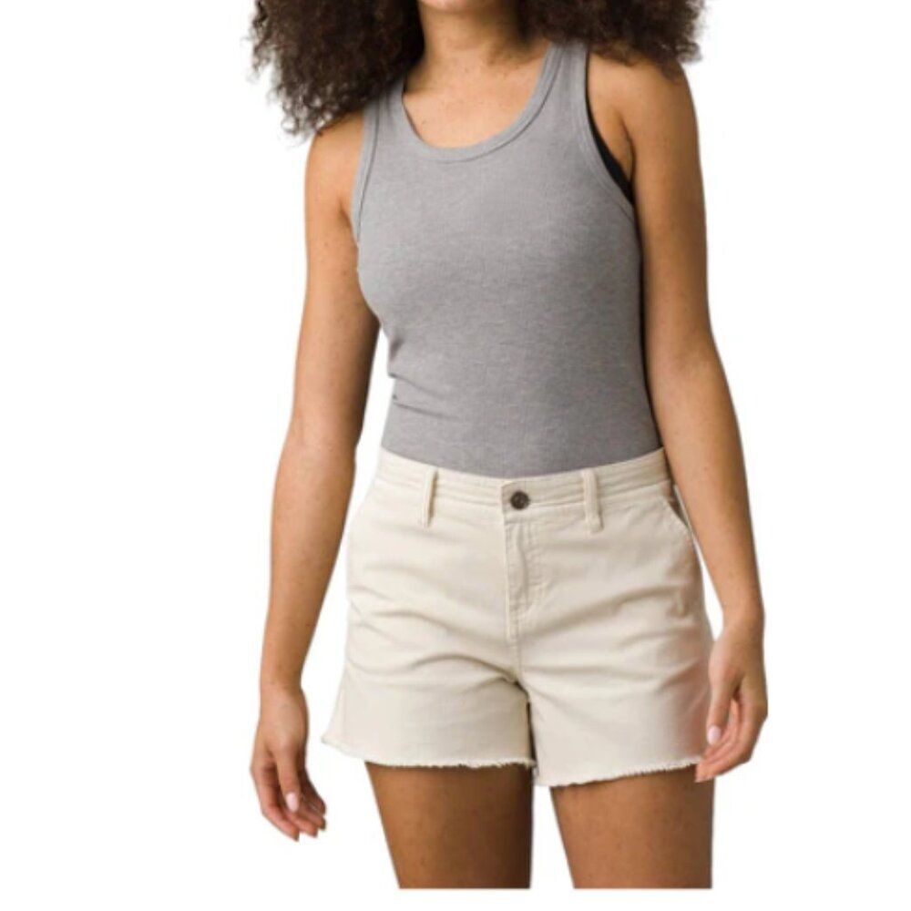 PRANA Sancho Shorts Cream Size 12